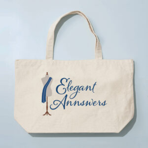 Elegant Annswers Tote Bag (large)